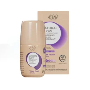 EVA LIGHTENING ROLL-ON DEODORANT VELVET TOUCH – 60 جم مزيل عرق إيفا لايتنينغ رول-أون بلمسة مخملية بالانتعاش النشط