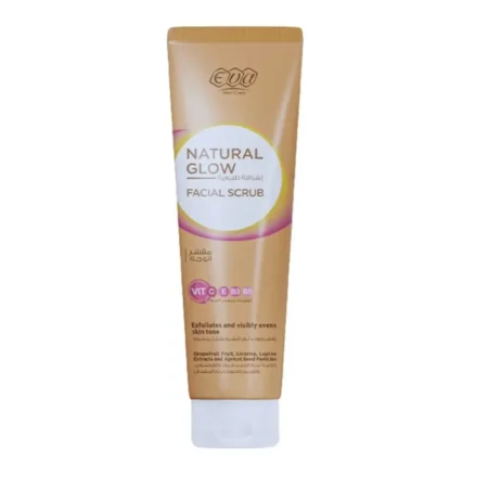 EVA NATURAL GLOW FACIAL WASH – 100 مل سكراب EVA ناتشورال جلو للوجه للبشرة العادية والجافة