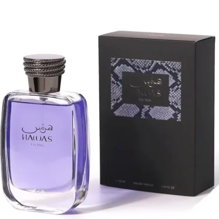 عطر هوس من الرصاصي للرجال سعة 100 مل - Hawas For Him EDP By Rasasi For Men 100ml