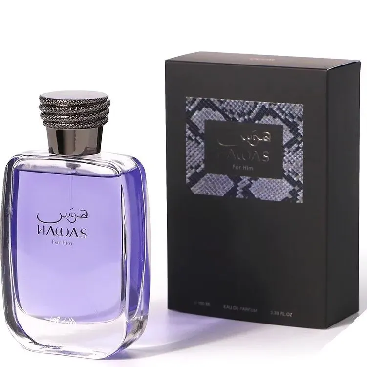 عطر هوس من الرصاصي للرجال سعة 100 مل - Hawas For Him EDP By Rasasi For Men 100ml