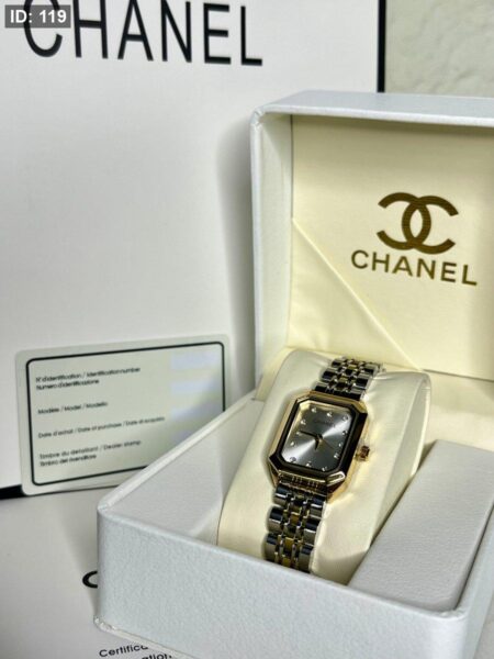 ساعة شانيل شامل علبة وكيس