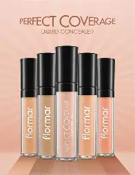 Flormar Liquid Concealer for Perfect Coverage كريم خافي العيوب السائل للتغطية المثالية من فلورمار