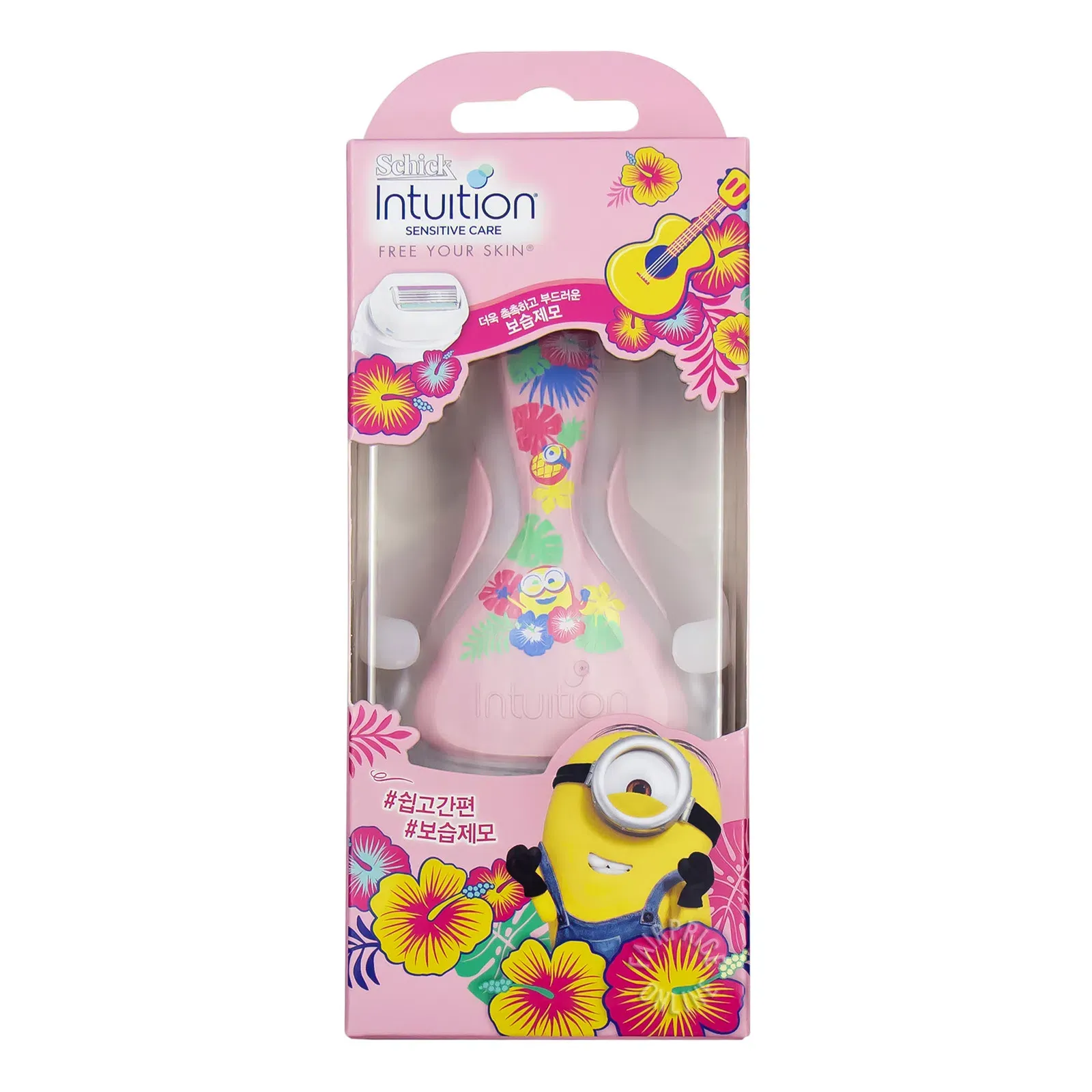 13202746_XL1_20210715-1 شفرات حلاقه شيك إنتويشن – SCHICK INTUITION PINK SENSITIVE CARE MINIONS
