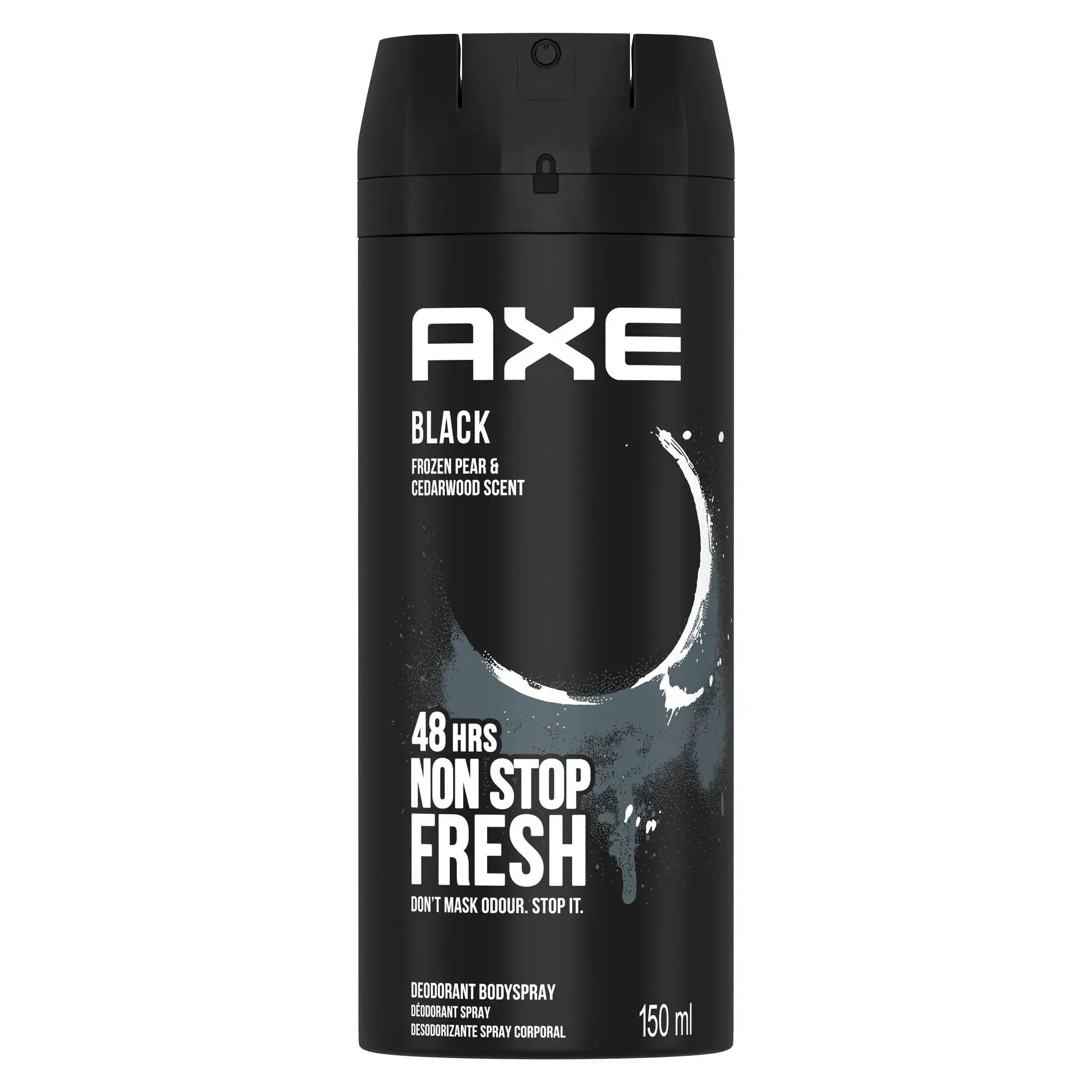 مزيل العرق أكس أبولو 150 مل – AXE BLACK DEODRANT 150ML