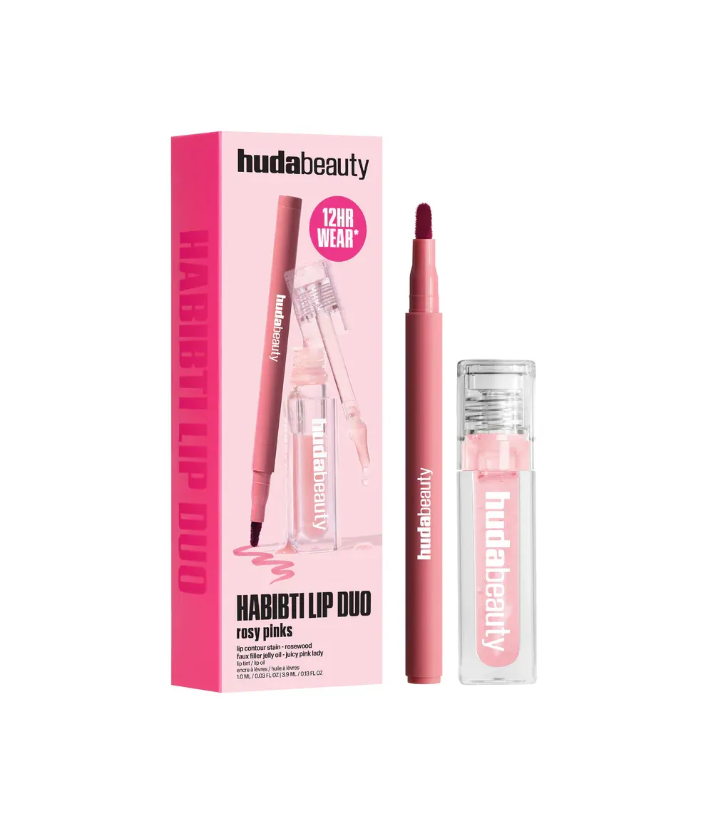 6294018409090 HU.B HABIBTI ROSY PINK LIP DUO