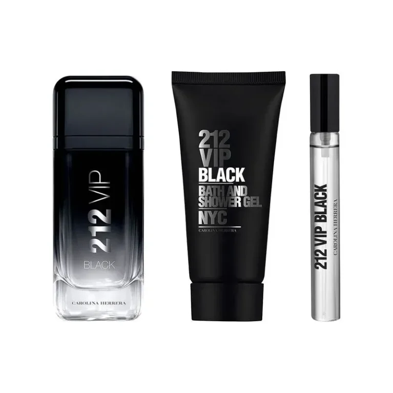 CAROLINA HERRARA 212 VIP BLACK 100ML+SG100ML+MGSP