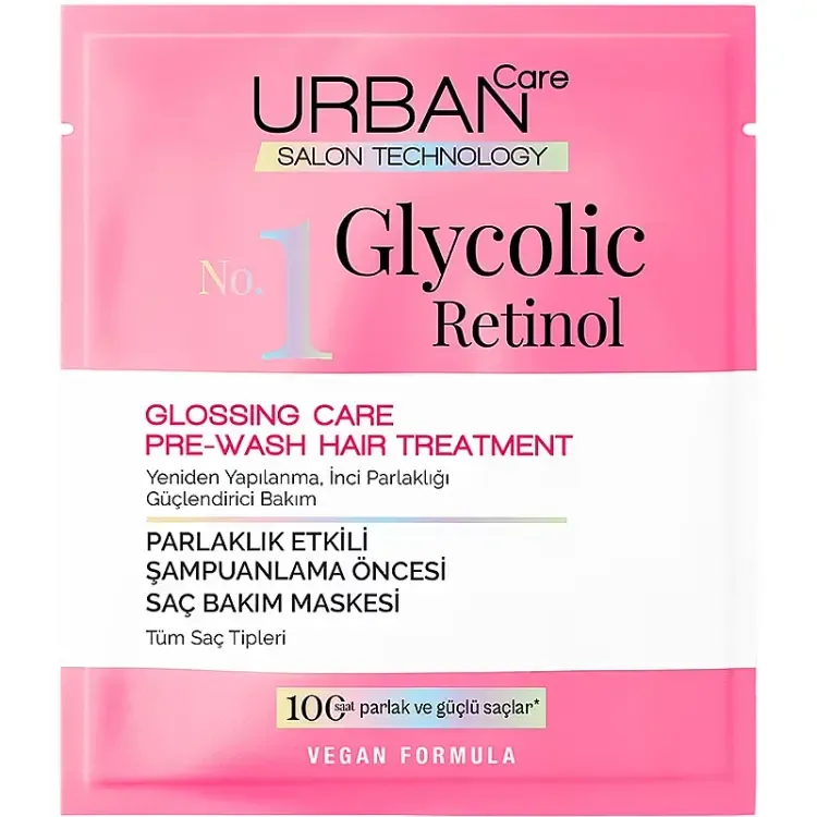 8680690712739-1 URBAN CARE GLYCOLIC RETINOL 10H STRONG HAIR MASK