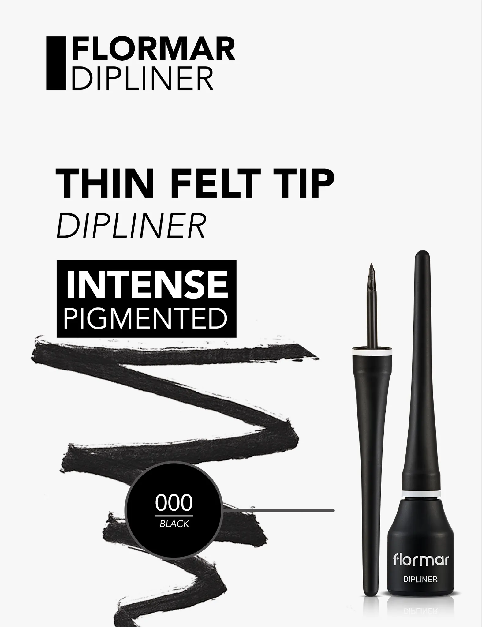 فلورمار ديبلاينر باللون الأسود – FL Dipliner DLN-Black