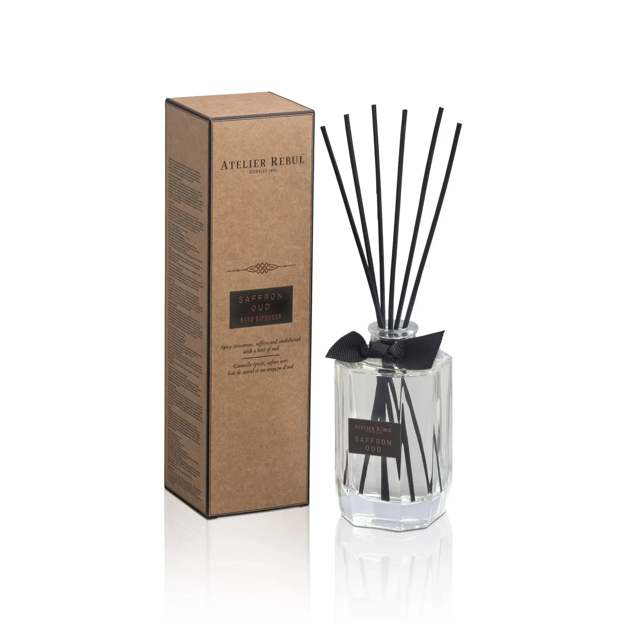 مربع-6 معطر هواء أتيليه ريبول الزعفران والعود 200 مل