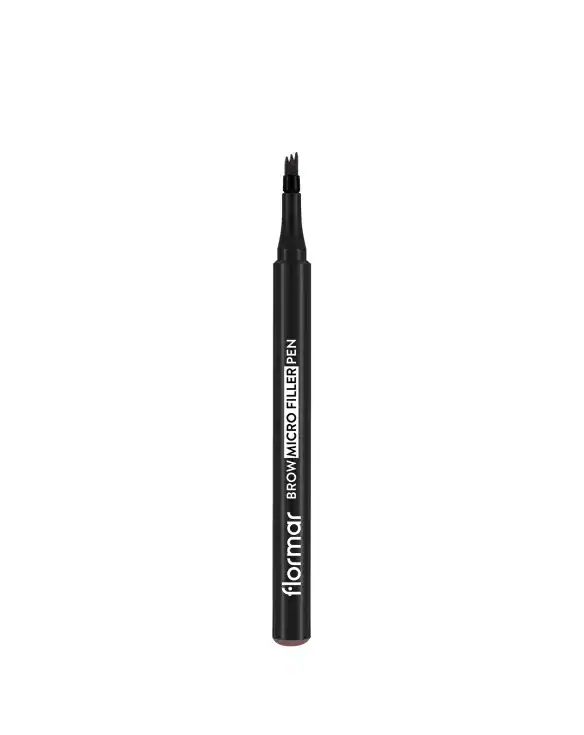brow-micro-filler-pen-02-mdium-brwn- قلم حواجب مايكرو فيلر من فلورمار – صورة 3