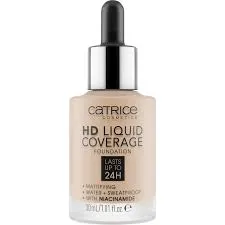 كريم أساس كاتريس عالي الدقة بتغطية سائلة 020 – CATRICE HD LIQUID COVERAGE FOUNDATION 020