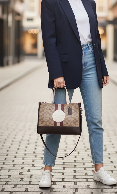 uvara-15497-15496-clean شنطة dempsey carryall – بني غامق مع بيج