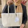 شنطة دبل فيس – بيج داخلي زيتي