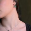 uvara-17765-17762-clean طقم سنسال مع حلق مريم مرصع باحجار – فضي حجر اخضر